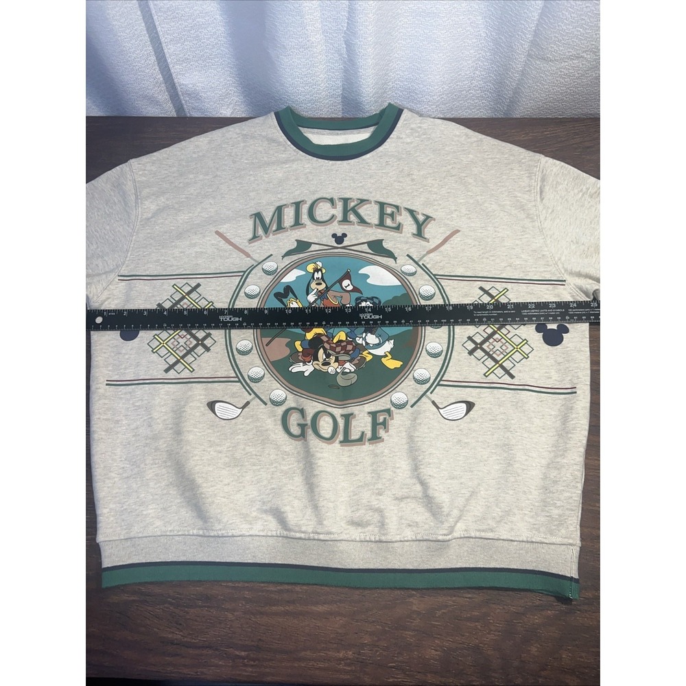 Disney Parks Mickey Golf Crewneck Sweatshirt Size XS Long Sleeve 2025 Release - Picture 6 of 7